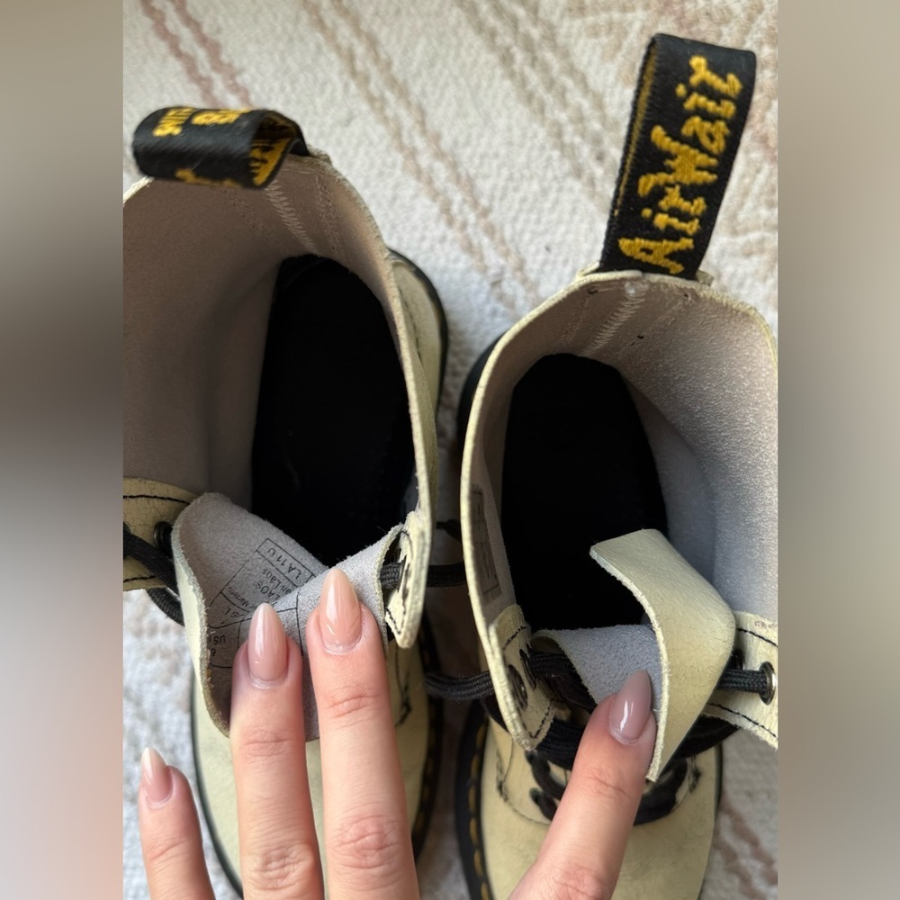 Dr. Martens 1460 Pascal Putty + Grey US size 7 cristal suede - Picture 4 of 10